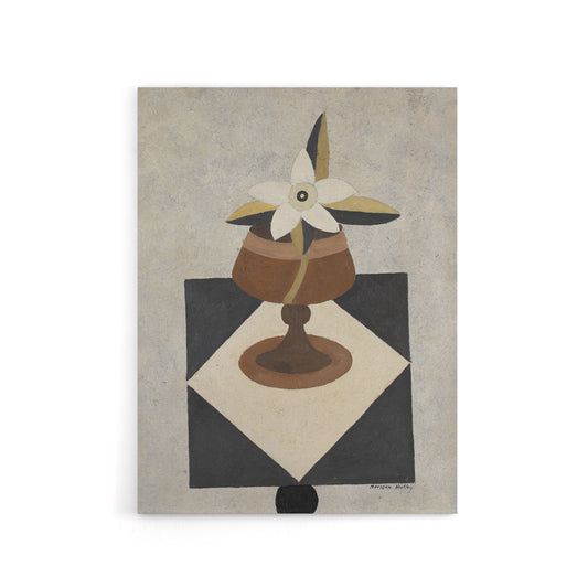 Flower Piece Abstract Painting Hartley Canvas Wall Art Print