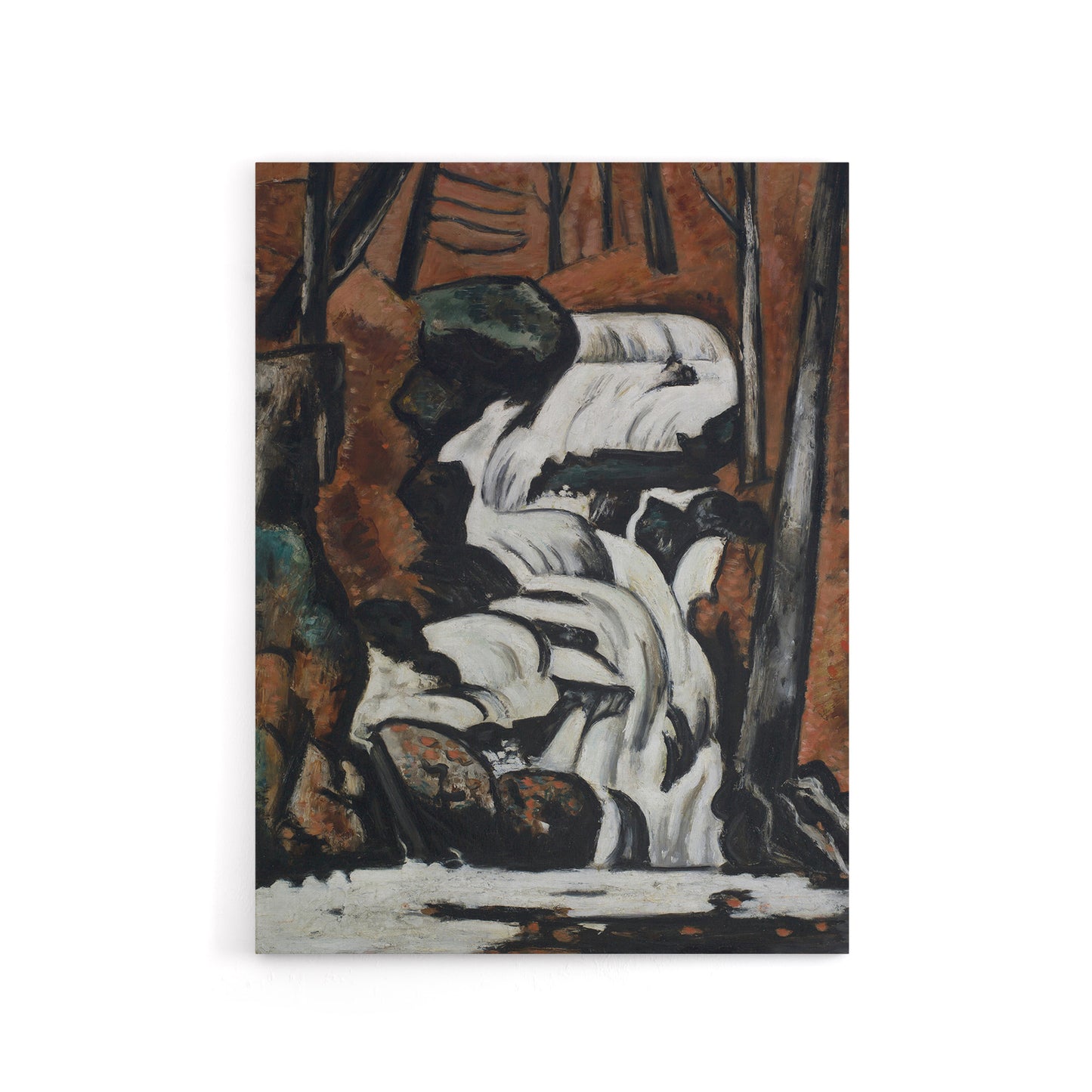 Smelt Brook Falls Landscape Marsden Hartley Canvas Wall Art