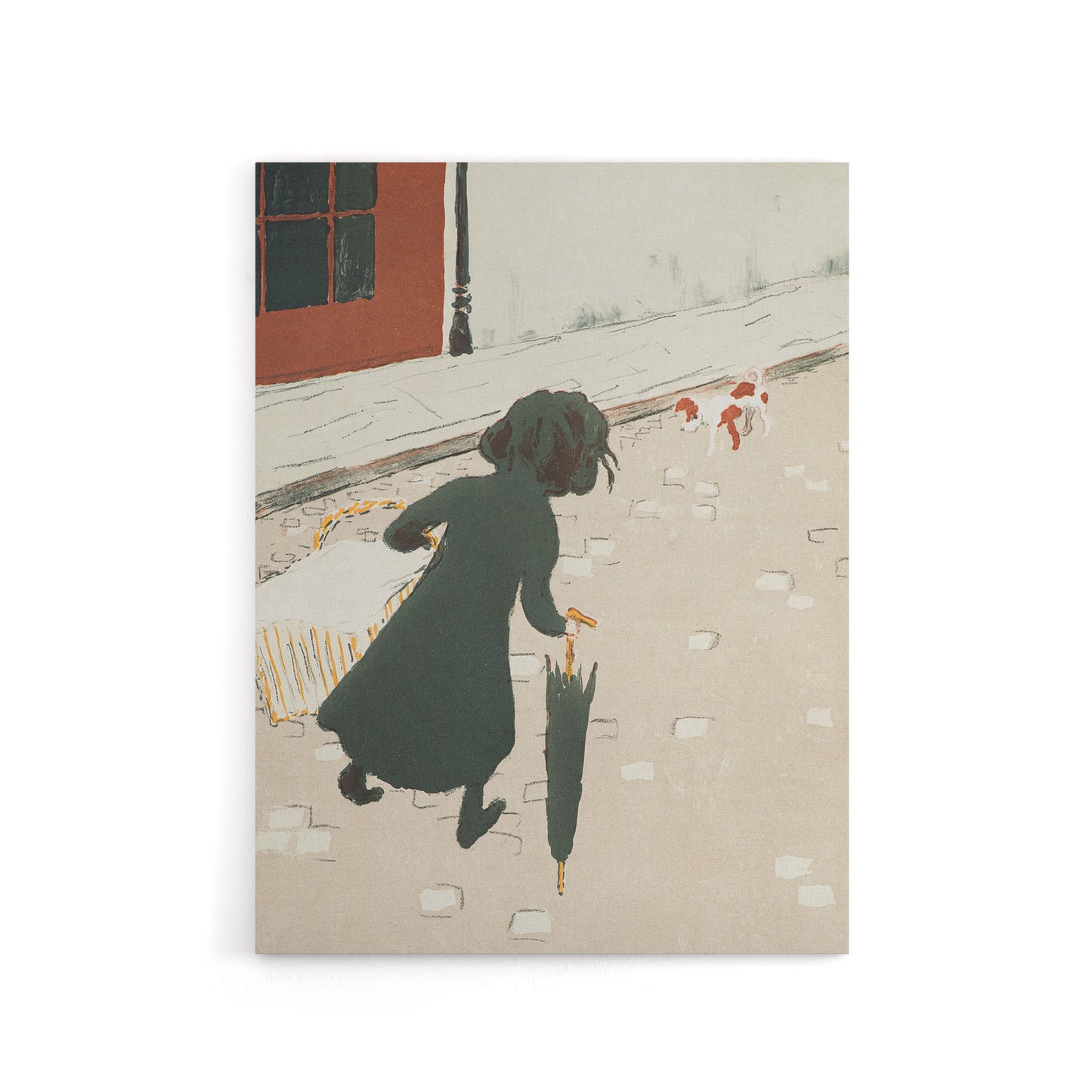 Parisian Life The Little Laundress Bonnard Canvas Wall Art