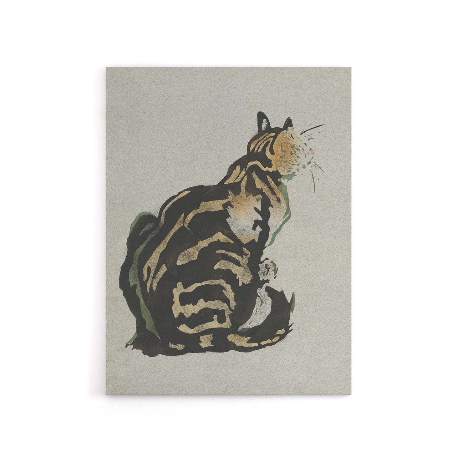 Sitting Cat Art Nouveau Painting Steinlen Canvas Wall Art