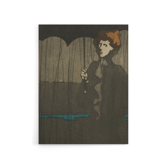 The Shower Art Nouveau Painting Steinlen Canvas Wall Art