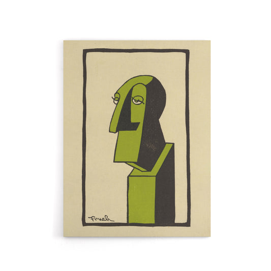 Alfred Frueh John Drew Actor Caricature Portrait Canvas Wall Art Print