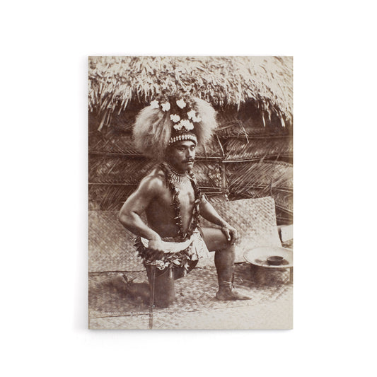Burton Brothers Malietoa High Chief Mulianga Canvas Wall Art Print