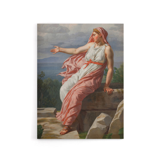 CW Eckersberg Alcyones Farewell to Her Husband Canvas Wall Art Print