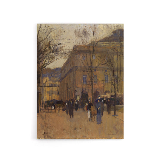 Frank Edwin Scott Odeon Theatre Paris Street View Canvas Wall Art Print