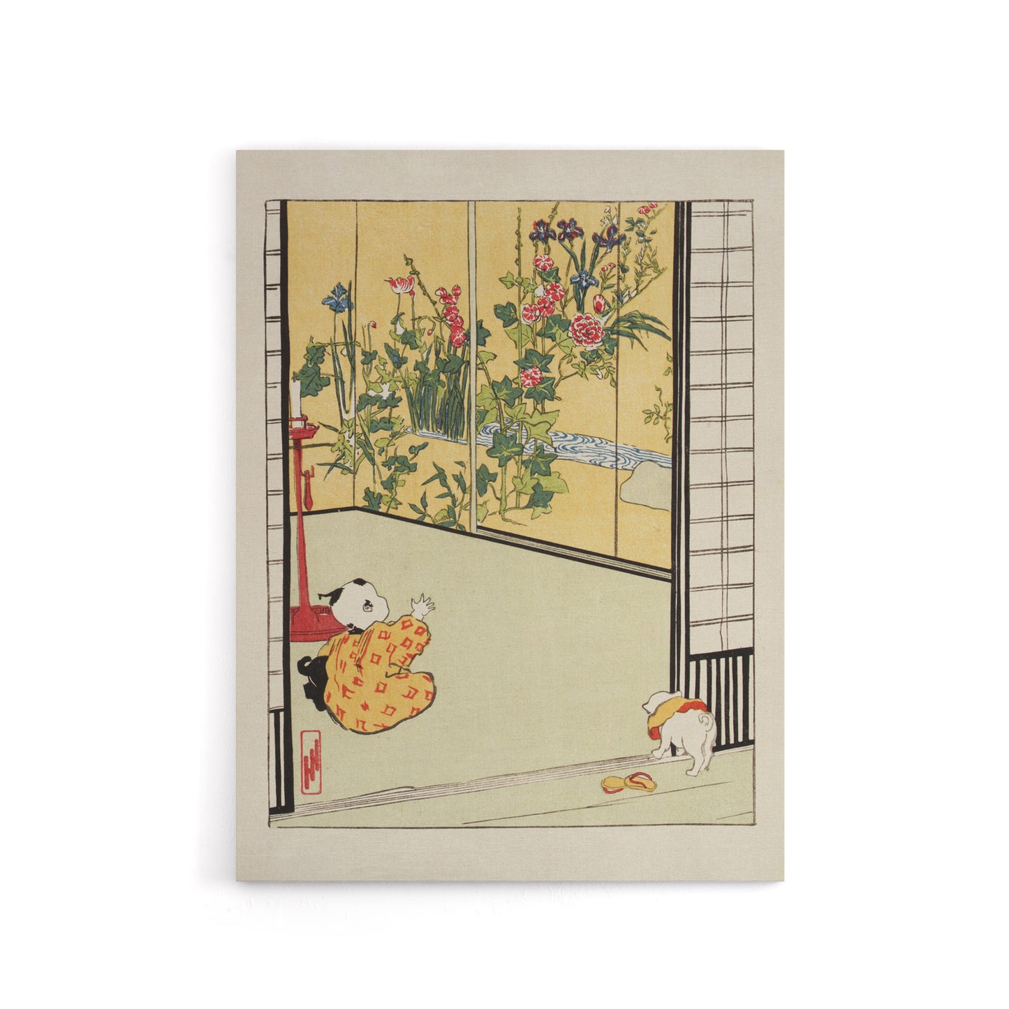 Helen Hyde Japanese Home Interior Decoration Canvas Wall Art Print