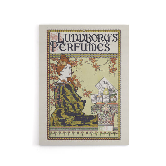 Louis Rhead Lundborgs Art Nouveau Vintage Advert Canvas Wall Art Print