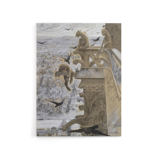 Luc Olivier Merson Notre Dame Paris France Canvas Wall Art Print