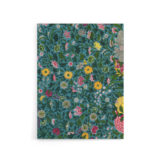 Owen Jones Colourful Chinese Botanical Pattern Canvas Wall Art Print