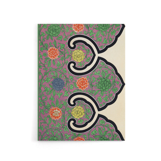 Owen Jones Ornamental Flower Motif Pattern Canvas Wall Art Print
