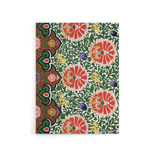 Owen Jones Vintage Arabesque Floral Pattern Canvas Wall Art Print