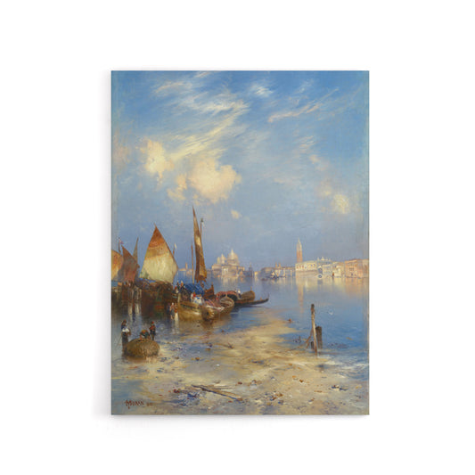 Thomas Moran A View of Venice Grand Canal Canvas Wall Art Print