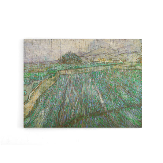 Vincent Van Gogh Dutch Rain Canvas Wall Art Print