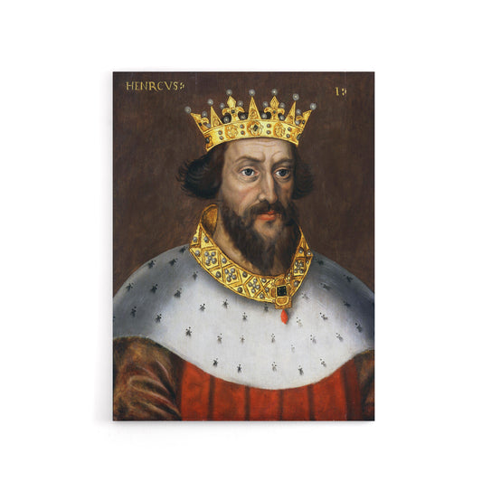King Henry I Of England Royal Portrait Canvas Wall Art Print