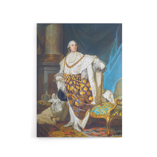 Duplessis King Louis XVI Royal Portrait Canvas Wall Art Print