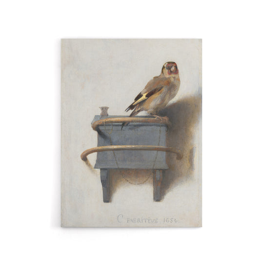 Carel Fabritius The Goldfinch Bird Canvas Wall Art Print
