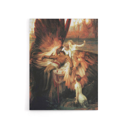 Herbert James Draper The Lament for Icarus Canvas Wall Art Print