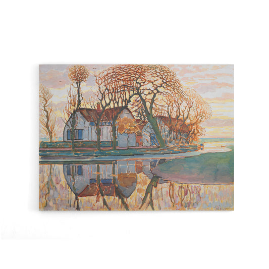 Piet Mondrian Farm Near Duivendrecht Canvas Wall Art Print