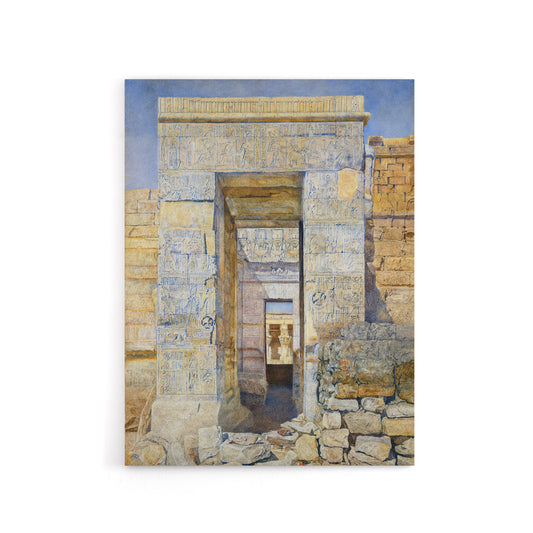 Newman East Entrance Isis Temple Canvas Wall Art Print