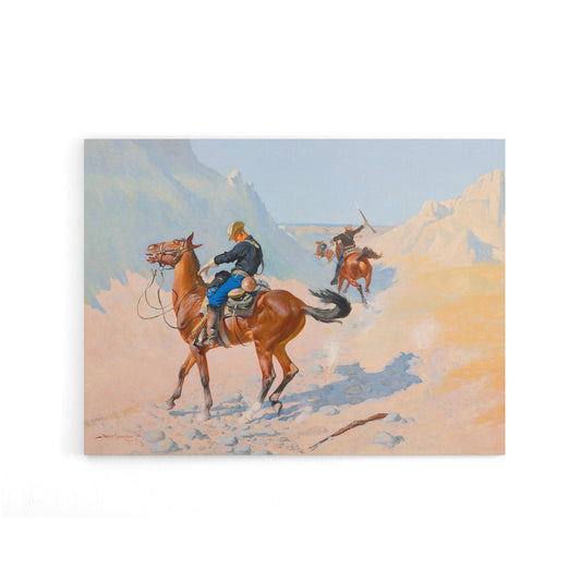 Frederic Remington Advance Guard Ambush Canvas Wall Art Print