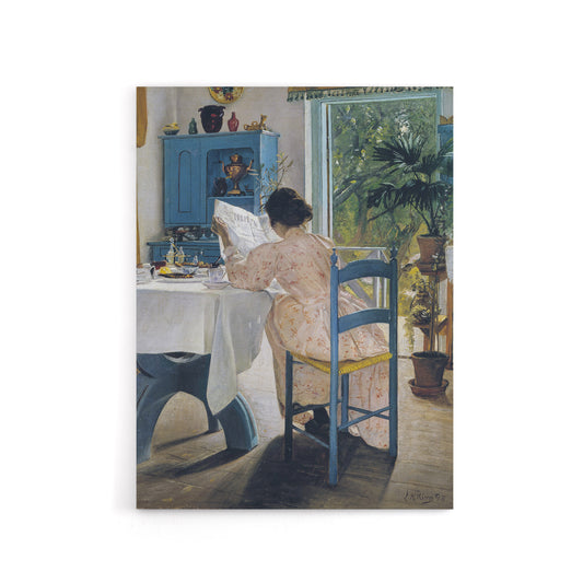 Laurits Andersen Ring Sigrid At Breakfast Canvas Wall Art Print