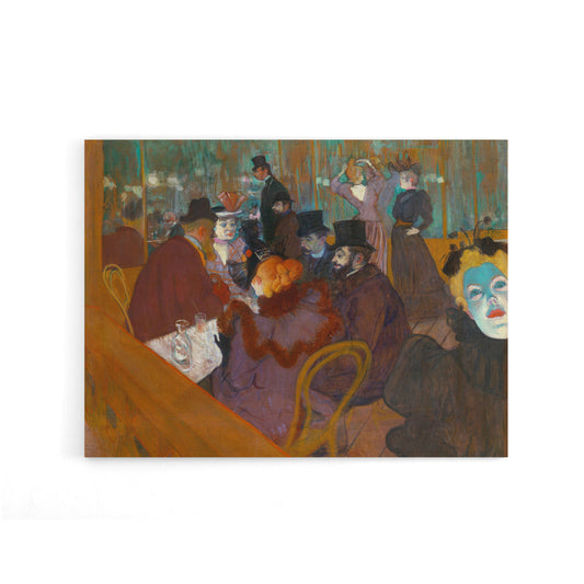 Toulouse Lautrec At The Moulin Rouge Canvas Wall Art Print