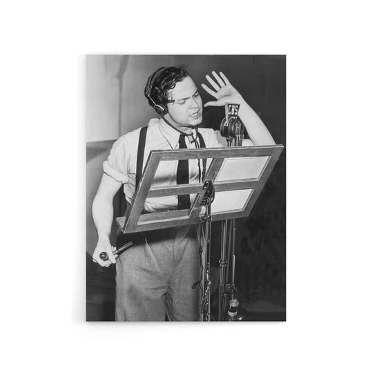 Actor Orson Welles Studio Photograph Canvas Wall Art Print