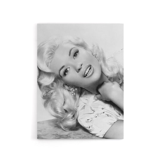 Actress Jayne Mansfield Photograph Canvas Wall Art Print
