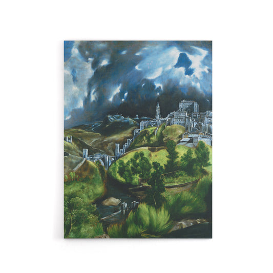 El Greco View Of Toledo Spain Canvas Wall Art Print