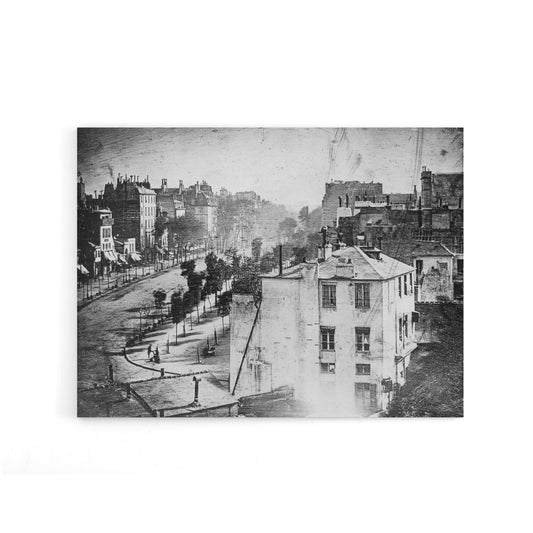 Daguerre Boulevard Du Temple Paris Canvas Wall Art Print