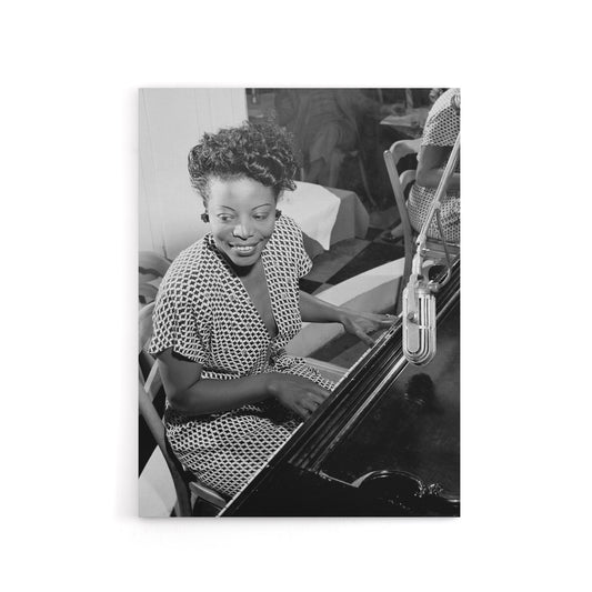 Jazz Pianist Mary Lou Williams Canvas Wall Art Print
