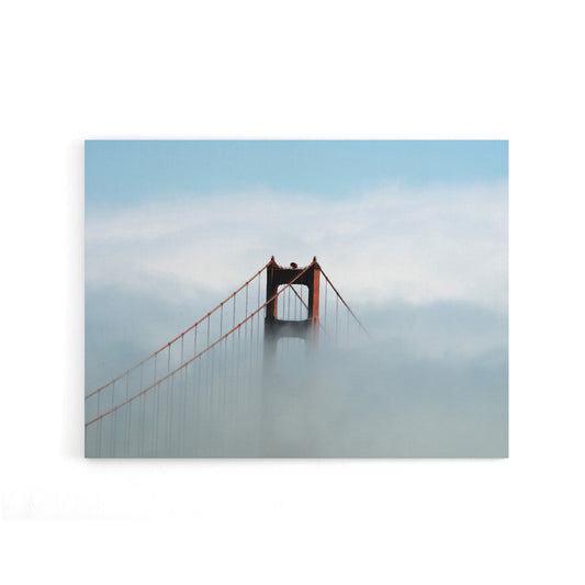 Highsmith Photo Golden Gate Bridge Fog Canvas Wall Art Print