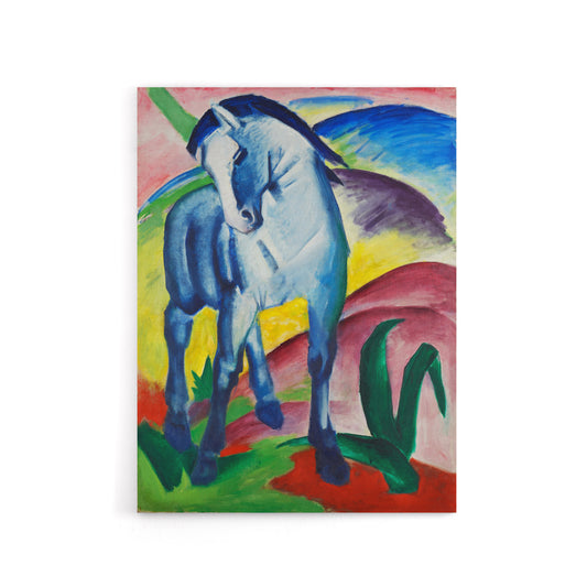 Marc Franz Blue Horse I Canvas Abstract Wall Art