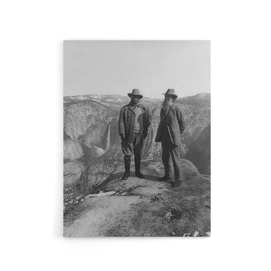US President Teddy Roosevelt and John Muir Canvas Wall Art Print