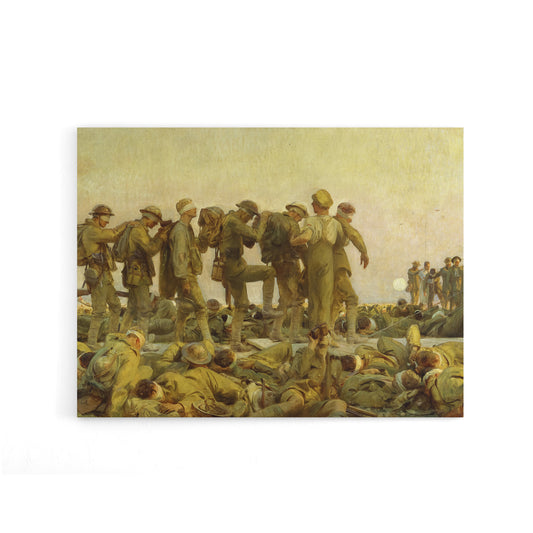 Singer Sargent Gassed WWI Blinded Soldiers Canvas Wall Art Print