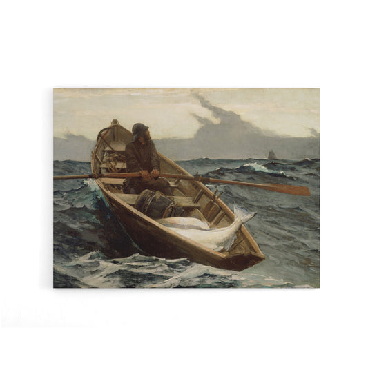 Winslow Homer The Fog Warning Canvas Wall Art Print