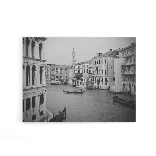 Venice Canal Gondola Canvas Wall Art Print