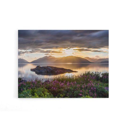 Trienke Sunset Loch Linnhe Scotland Canvas Wall Art Print