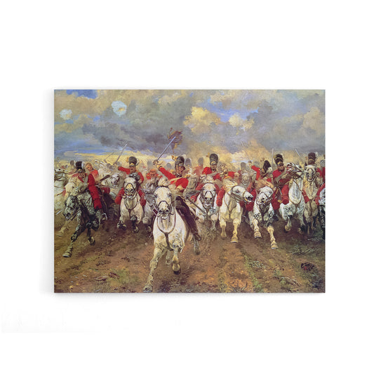 Scotland Forever Battle Waterloo Canvas Wall Art Print