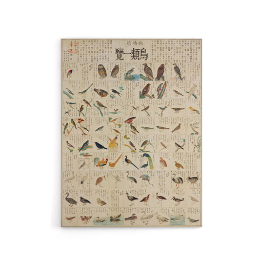 Kato Chikusai Japan Birds Canvas Wall Art Print