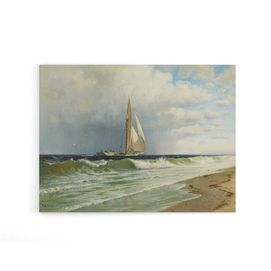 Silva At Coney Island Painting Wall Canvas Wall Art Print