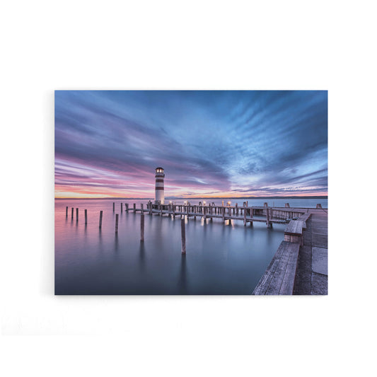 Desousa Lake Neusiedl Austria Sunset Canvas Wall Art Print