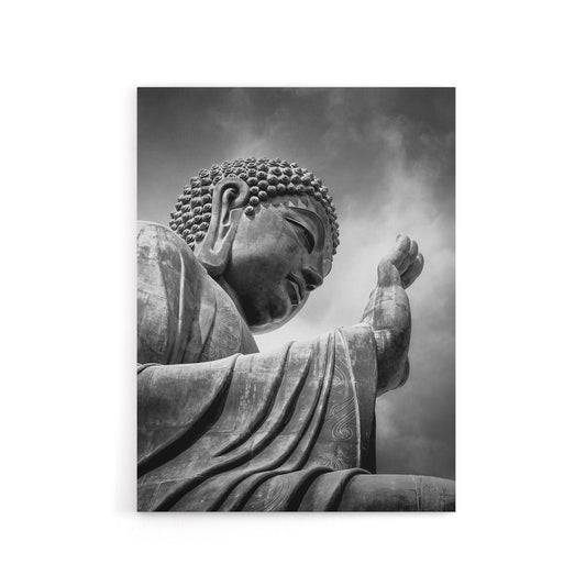 Warby Buddha Po Lin Lantau Island HK Canvas Wall Art Print