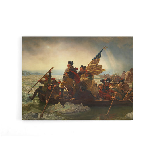 Leutze Washington Crossing The Delaware Canvas Wall Art Print