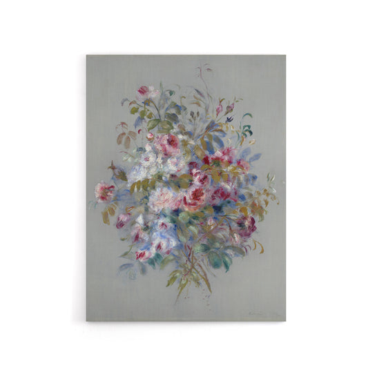 Renoir Bouquet Of Roses 1879 Canvas Wall Art Print