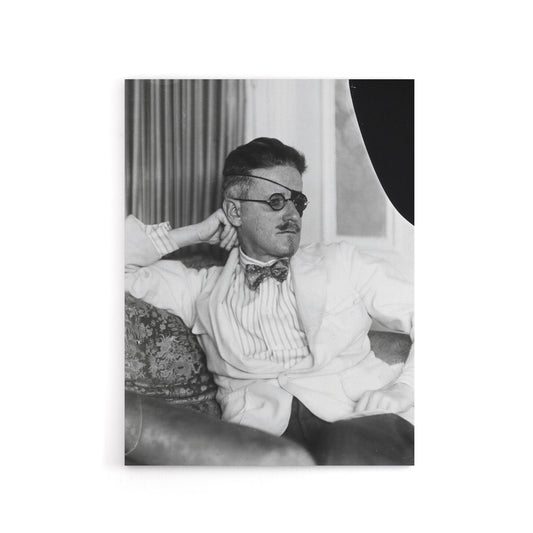 Abbott James Joyce Eye Patch Writer Canvas Wall Art Print