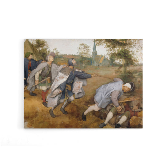 Pieter Bruegel Blind Leading The Canvas Wall Art Print
