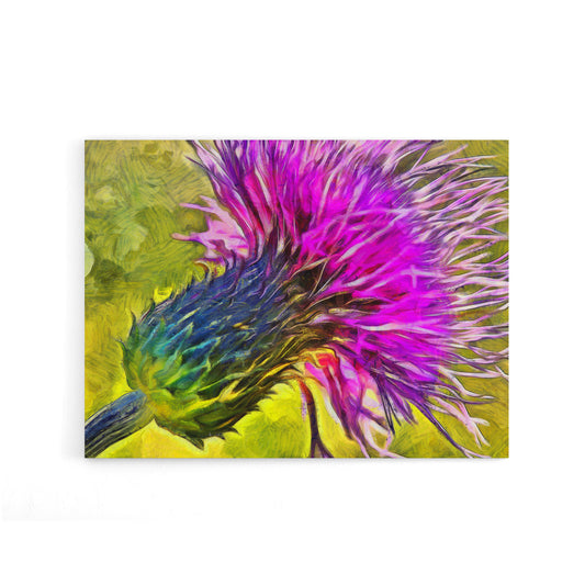 Scottish Thistle Flower Scotland Canvas Wall Art Print