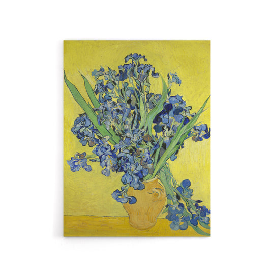 Van Gogh Irises Painting Canvas Wall Art Print